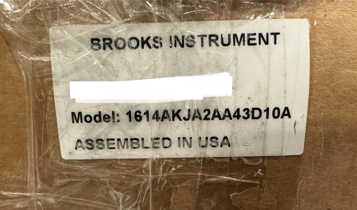 Brooks Instrument GT1600 Series Variable Area Flow Meter 1614AKJA2AA43D10A NEW!