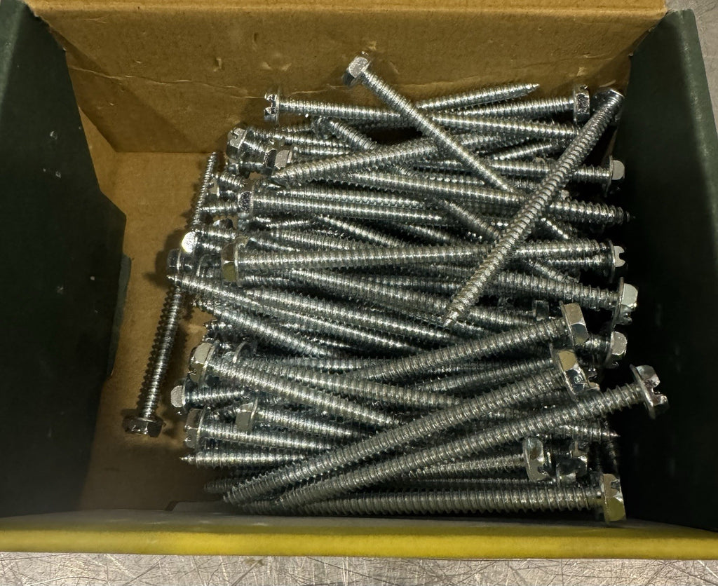 Dottie HWSMS103 10 x 3” Slotted Phillips Hex Washer Head Screw 100 PACK NEW!