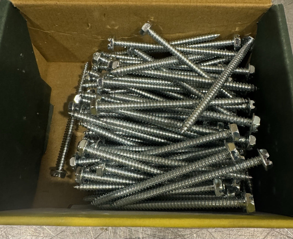 Dottie HWSMS103 10 x 3” Slotted Phillips Hex Washer Head Screw 100 PACK NEW!