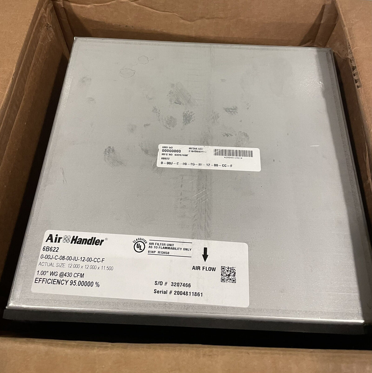 Air Handler 6B622 HEPA Air Filter 12” X 12” X 11.5” NEW IN BOX! FREE SHIPPING!