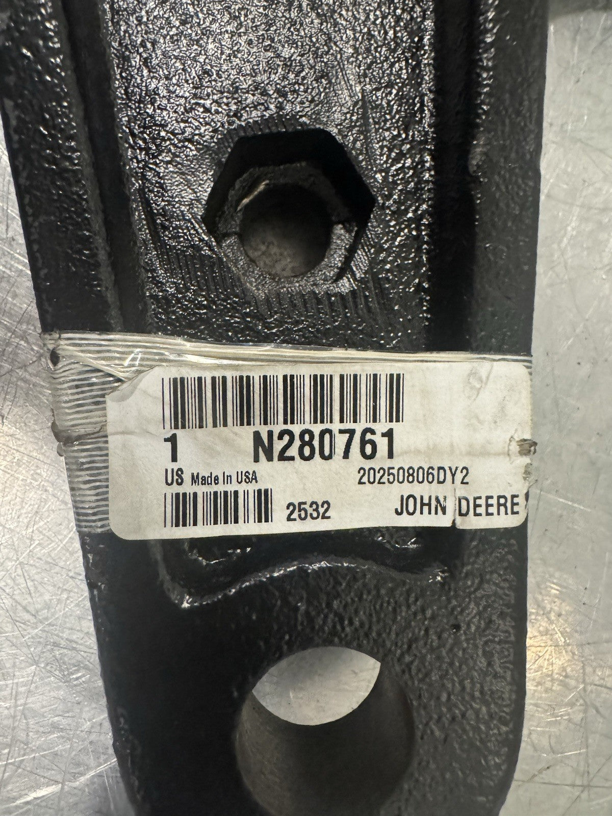 John Deere N280761 Rockshaft Wing Lifter Arm For Grain Drill Genuine NEW!