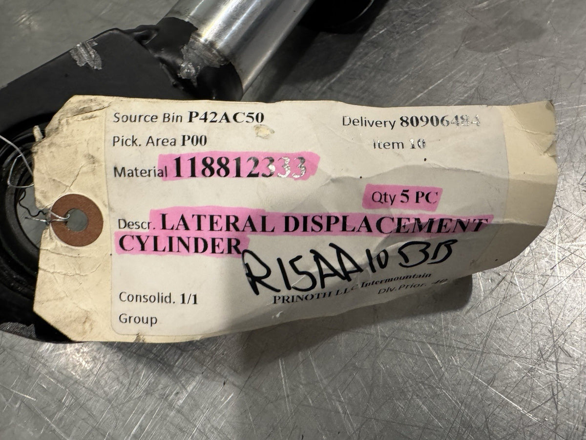 118812333 Prinoth Sideshift Hydraulic Lateral Displacement Cylinder NEW!