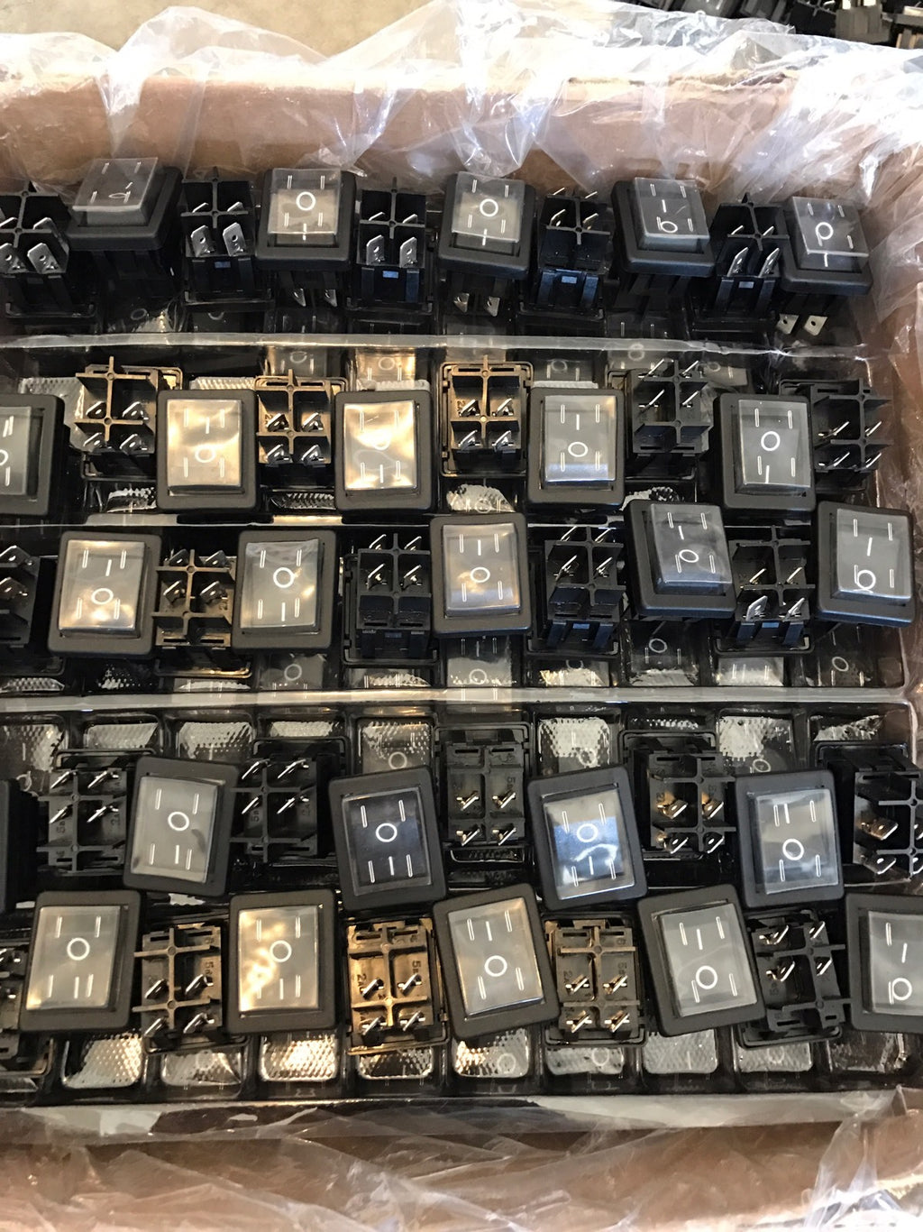 Elektron Technology Arch electric Rocker Switch Lot Of 5 C1350ALGAI NEW
