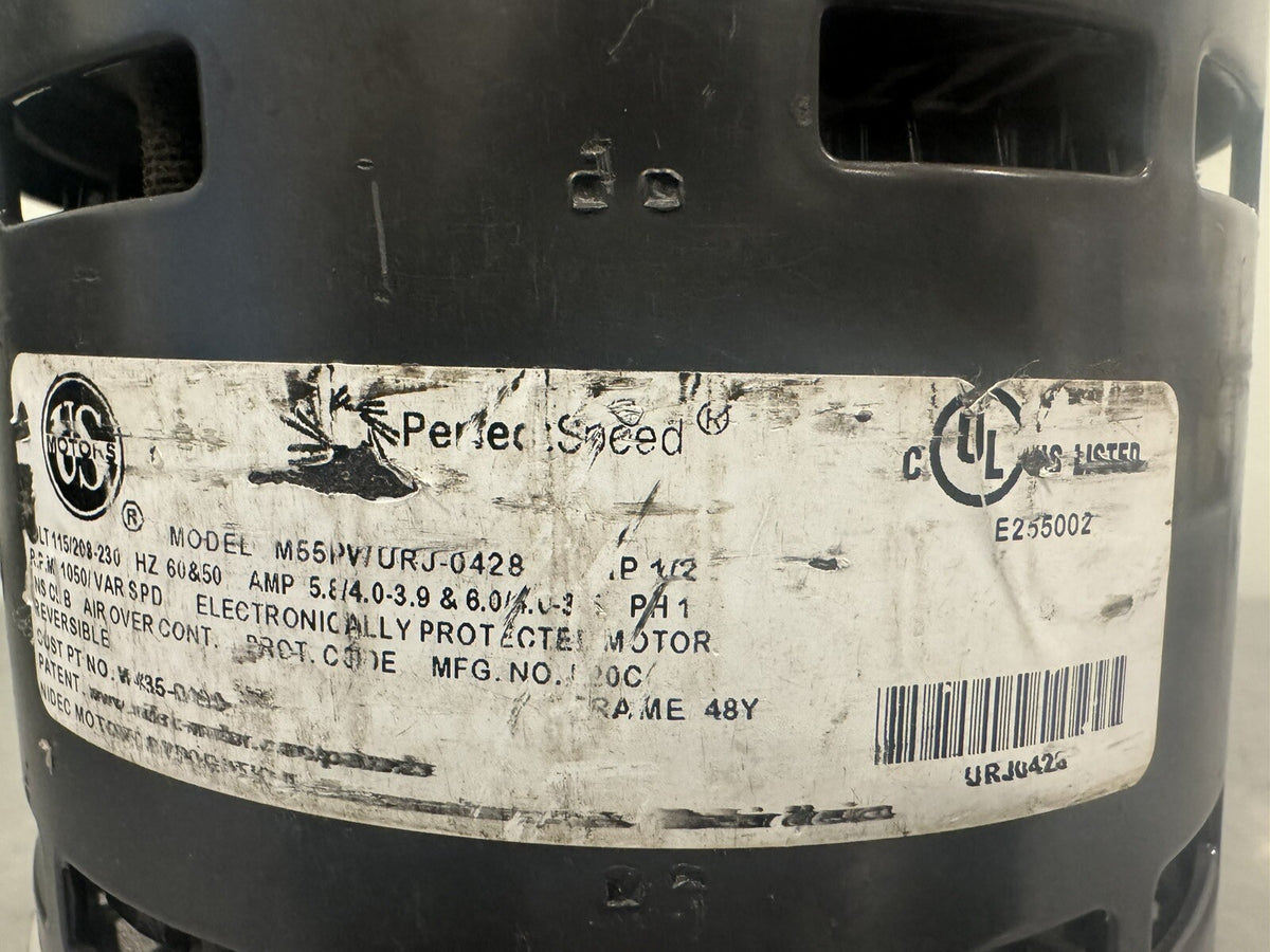 US Motor 48Y 115/208-230V 1/2 HP RPM 1050/Variable Speed M55PWURJ-0428 NEW!
