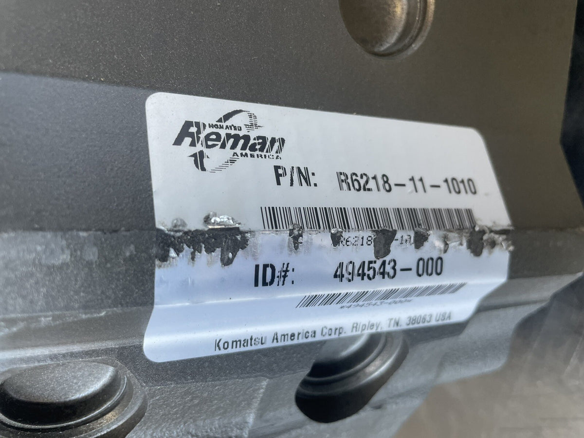 Komatsu R6218-11-1010 Genuine Reman Cylinder Head Assembly NEW!