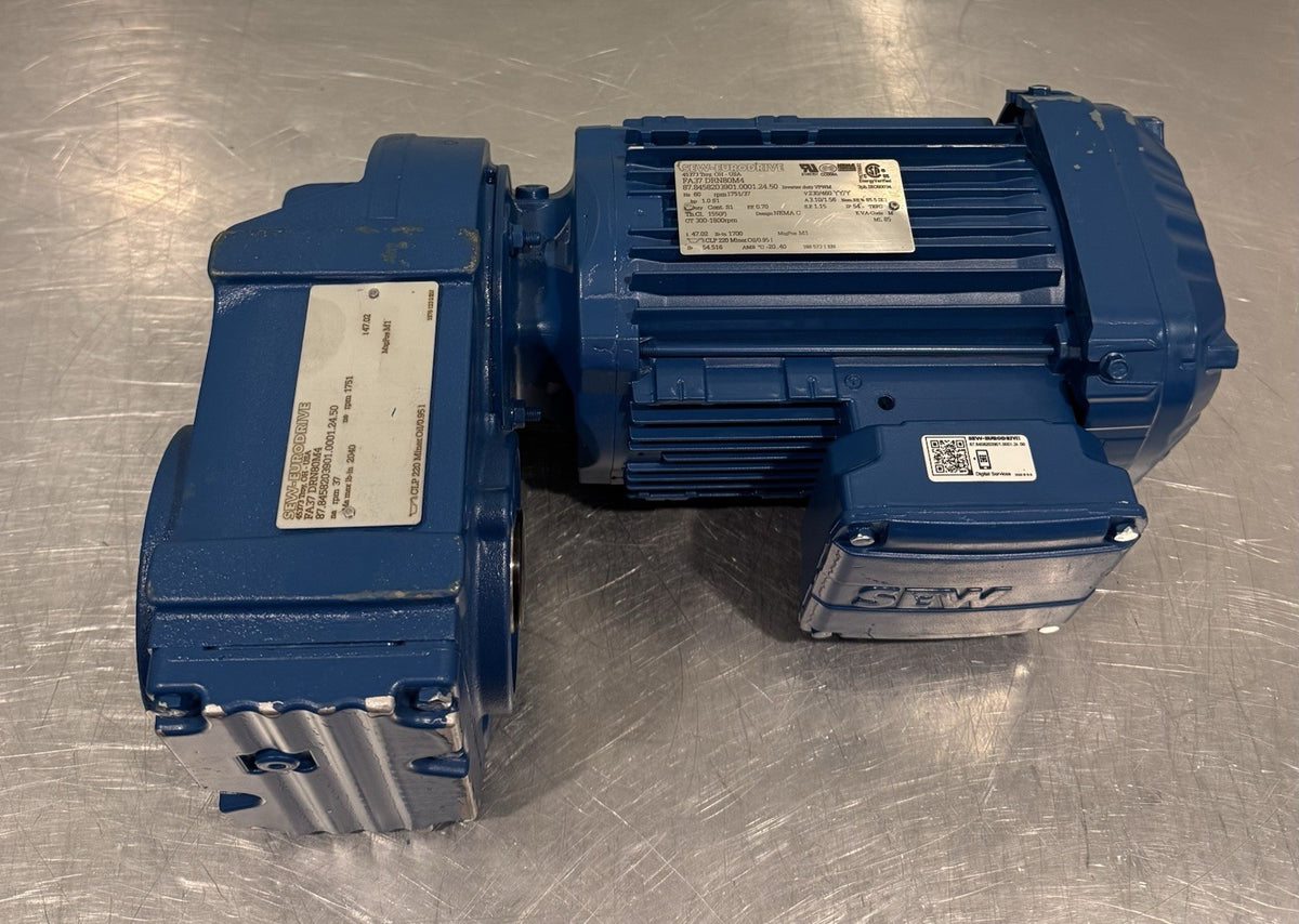 Sew Eurodrive FA37 DRN80M4 Gear Motor 1HP NEW! FREE SHIPPING!