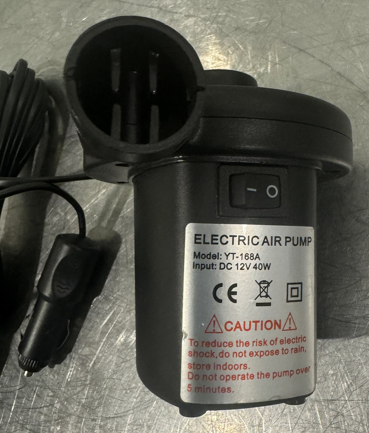Pittman Outdoors YT-168A Electric Air Pump DC 12V 40W NEW! FREE SHIPPING!