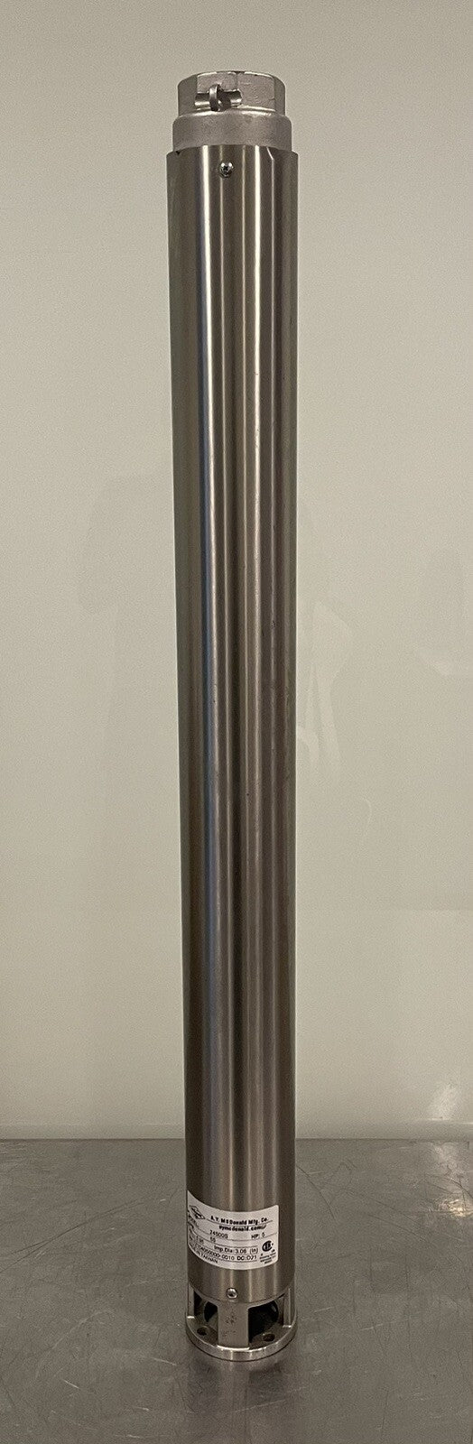 Mcdonald 24500S Submersible Well Pump End 4” SS 5HP 55 GPM NEW! FREE SHIPPING!