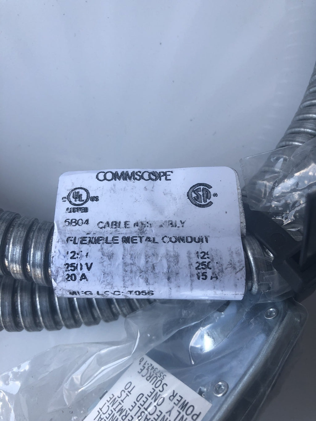 Commscope 5-556127-2 Cable Assembly RJ45 64” 5B04 NEW