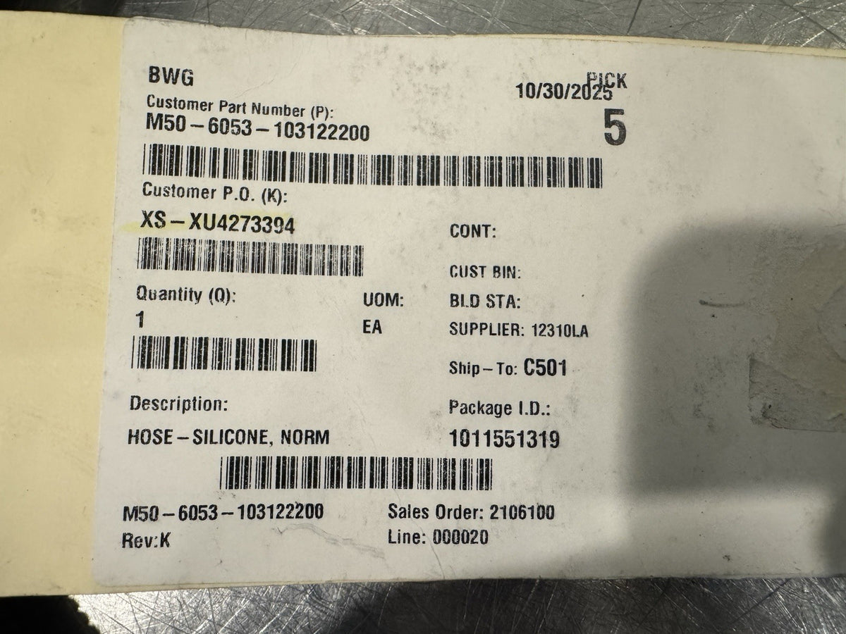 M50-6053-103122200 Silicone Hose Quick Connect NEW! FREE SHIPPING!
