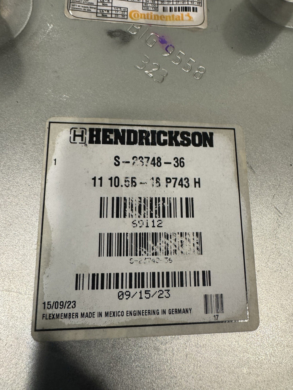 Hendrickson S-23748-36 Air Spring Suspension For Kenworth NEW! FREE SHIPPING!