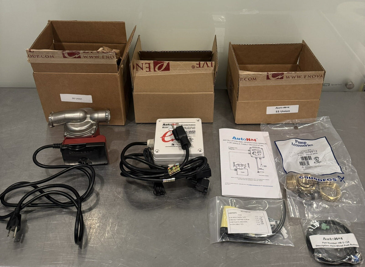 Enovative DR055U AutoHot On-Demand Hot Water Pump System NEW IN BOX!