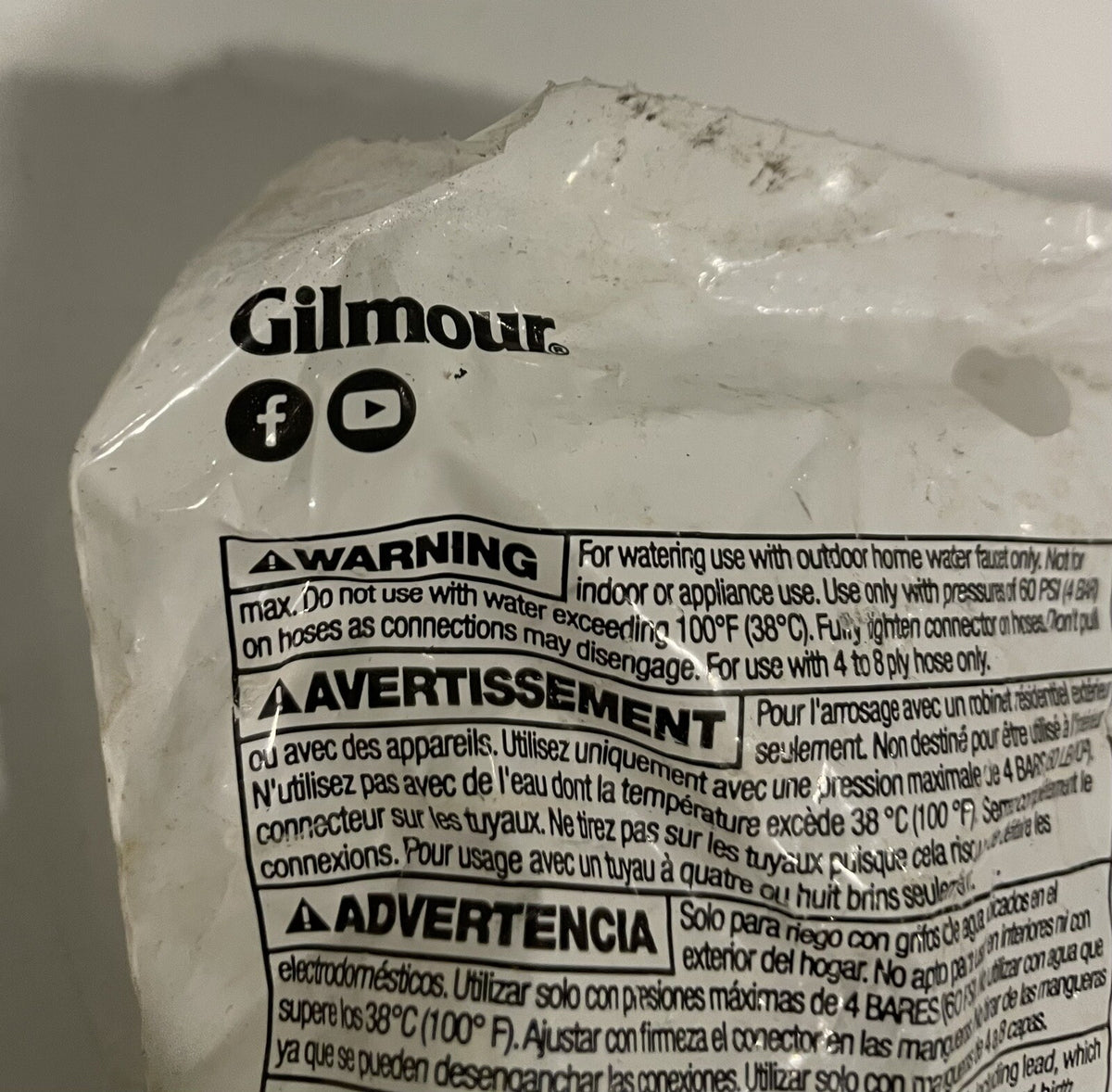 Gilmour 03-048946 Hose Connector NEW! FREE SHIPPING!