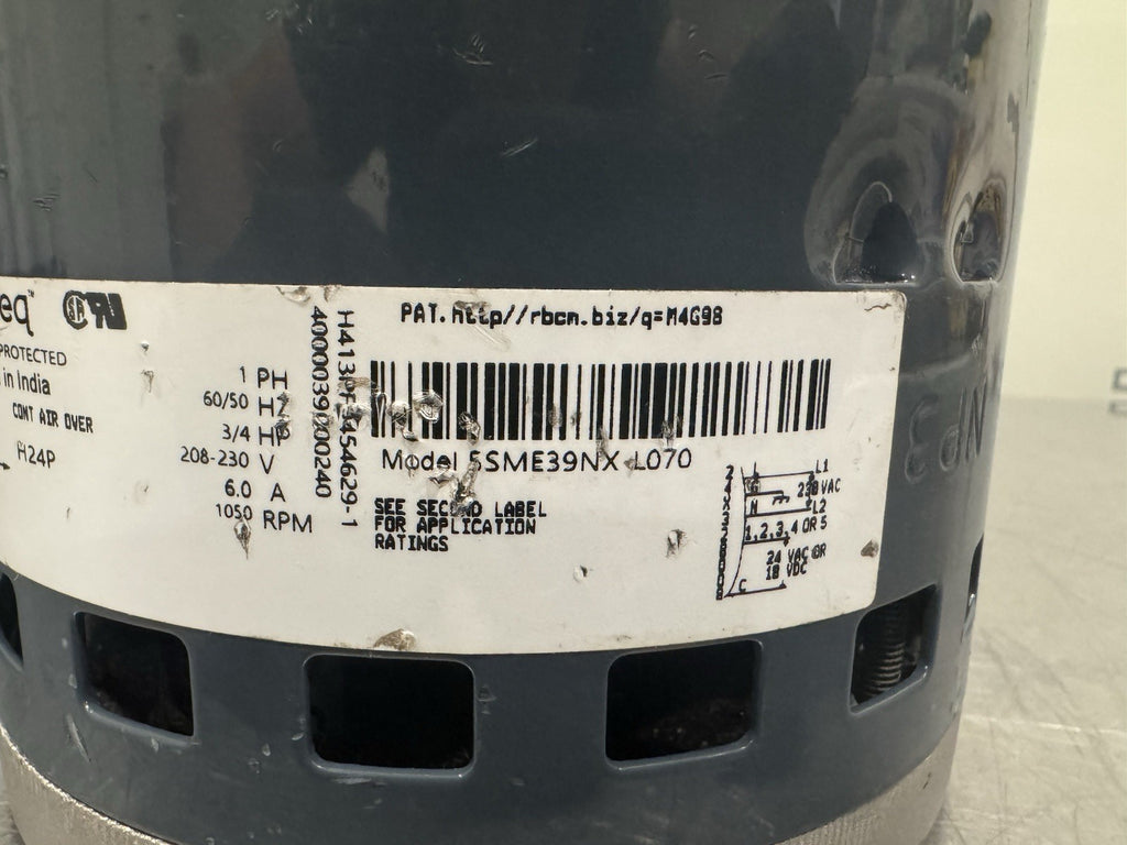 Genteq 5SME39MXL070 Blower Motor 3/4HP 208-230V Program 665917 NEW! SHIPS FREE!