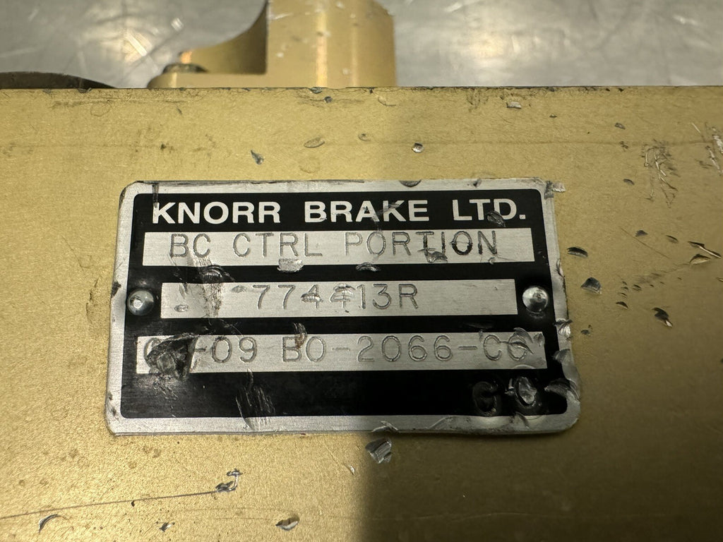 Knorr Brake 774413R Air Brake BC Control Portion NEW! FREE SHIPPING!