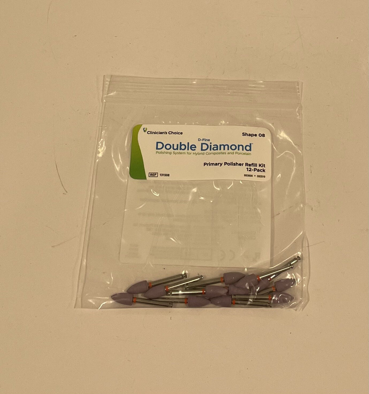 Clinicians Choice 131508 D Fine Double Diamond Primary Polisher 12PACK NEW!