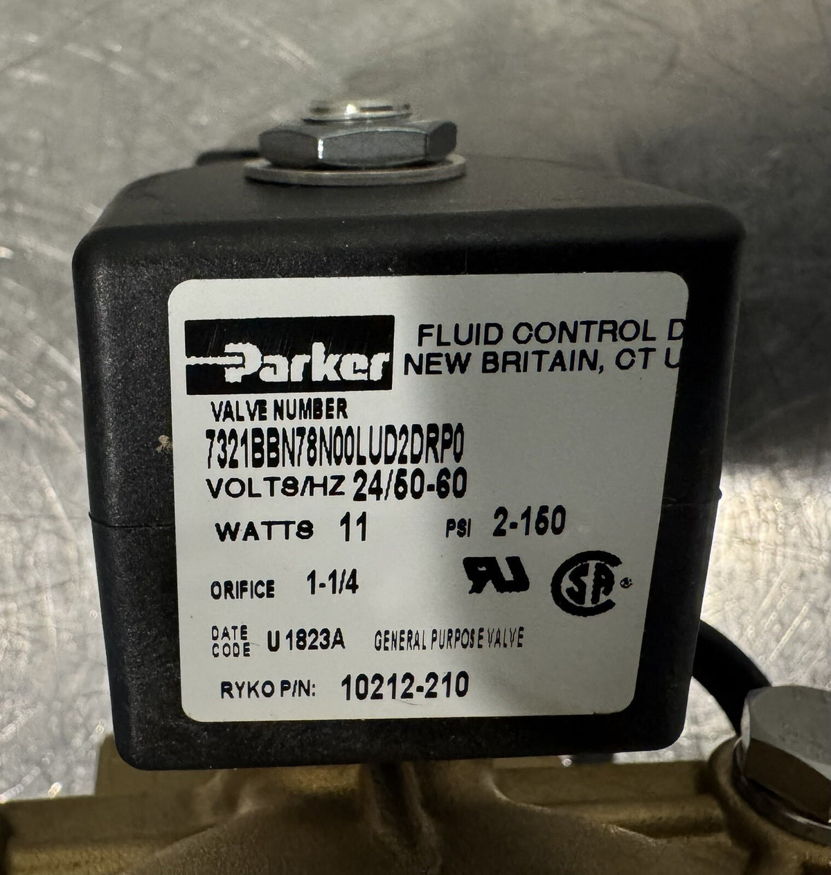 Parker 7321BBN78N00LUD2DRP0 Solenoid Valve NEW IN BOX! FREE SHIPPING!