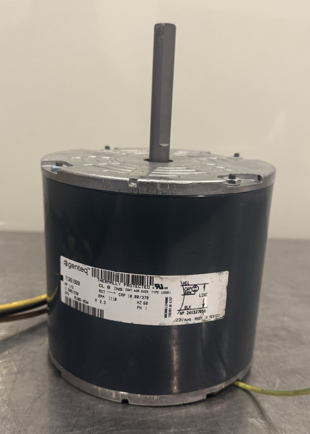 8105-034 Genteq 1/3 HP 208/230V 1110 RPM Motor 71261928 NEW! FREE SHIPPING!
