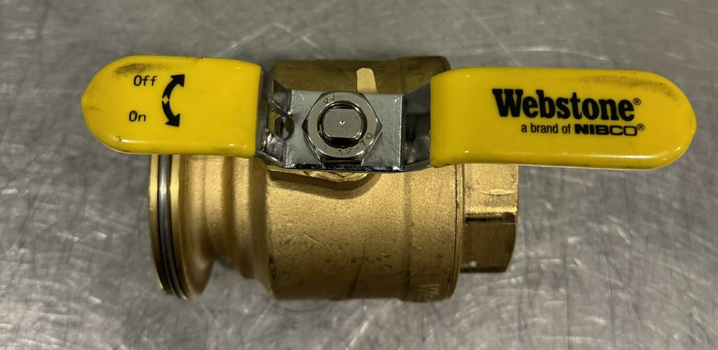 Webstone Nibco 2” Brass Valve 600 WOG NEW! FREE SHIPPING!