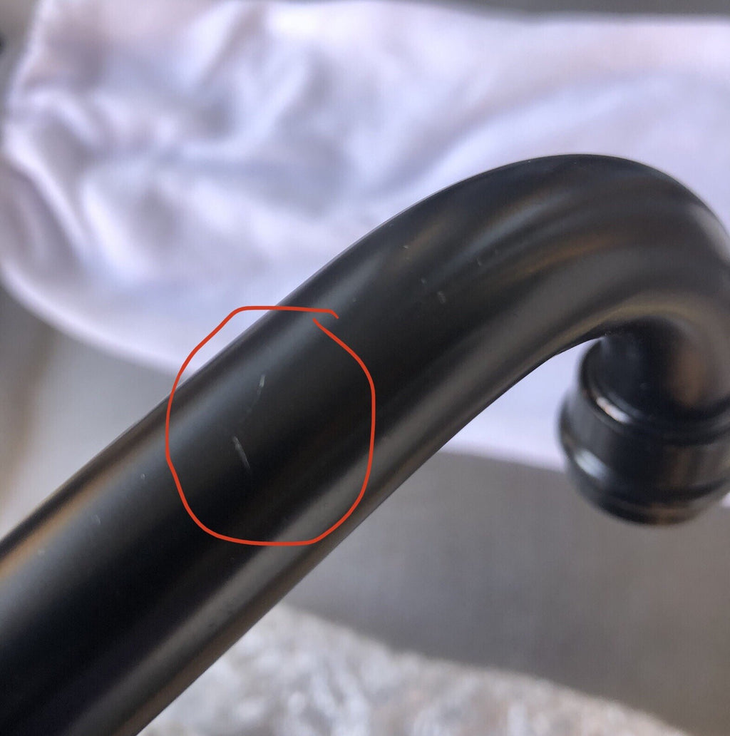 Antiqued Brushed Black Faucet 3 Hole Cross Handles NEW IN BOX!! FREE SHIPPING!!