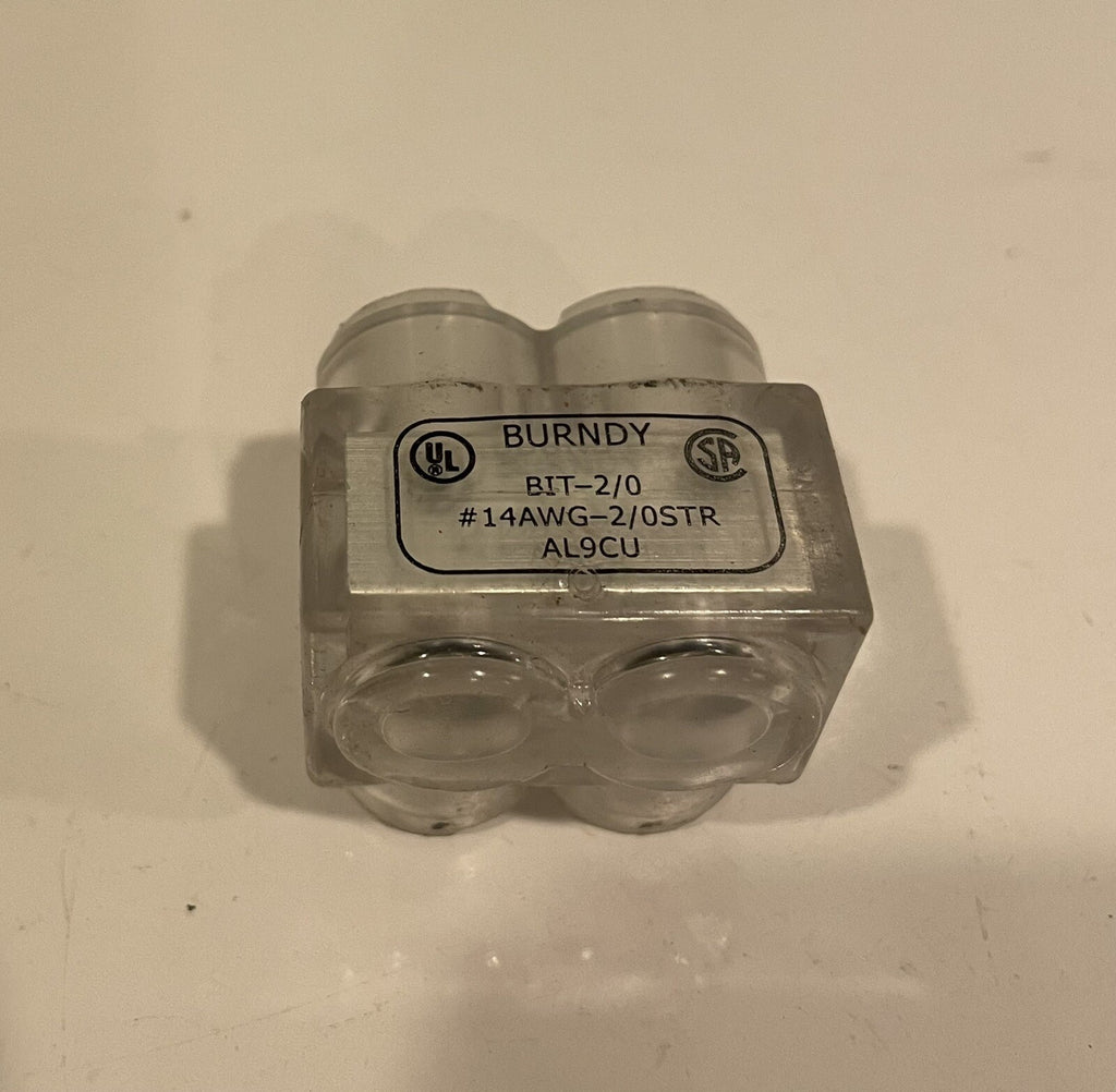 Burndy BIT-2/0 AL9CU Insulated Multi Tap Connector #14AWG-2/0STR NEW! SHIPS FREE
