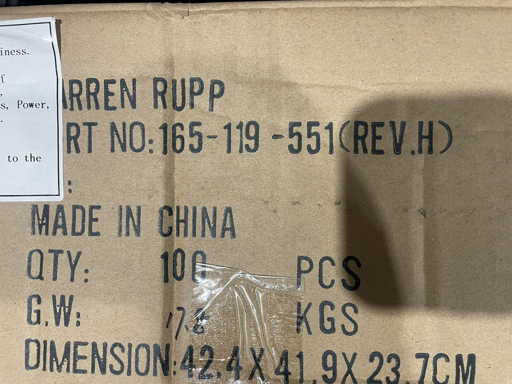 Warren Rupp Sandpiper 165-119-551 Air Inlet Cap Springer 165.119.551 NEW!