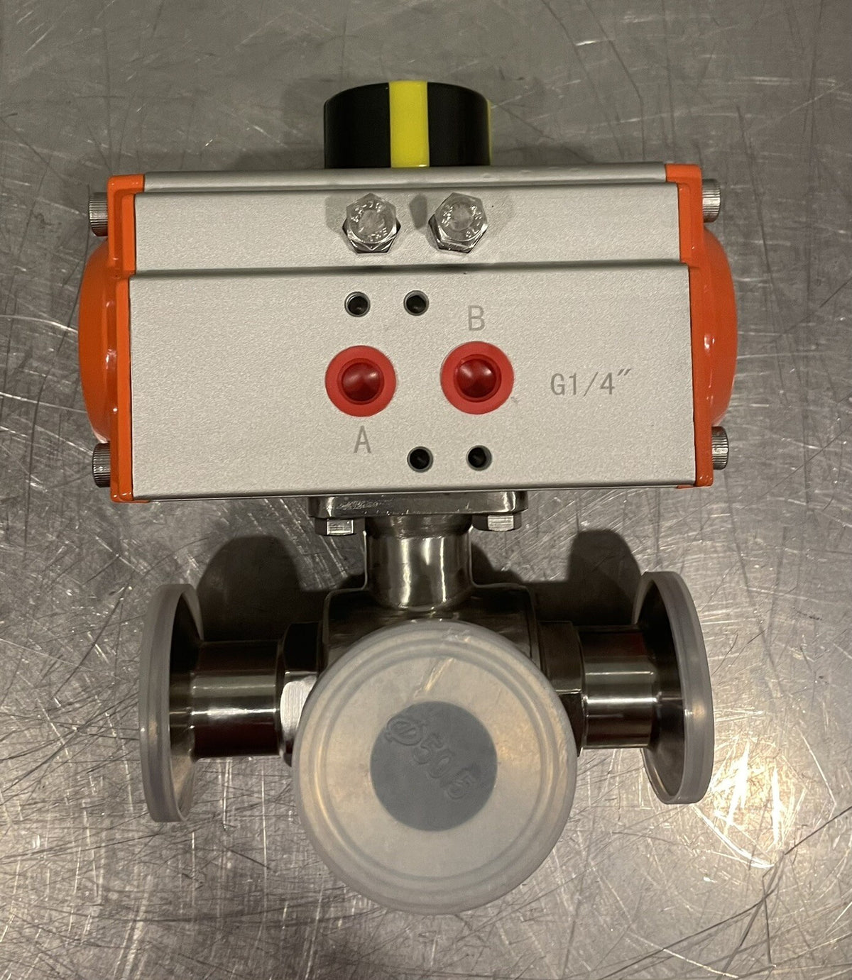 200-BI-TWYJ-257 Pneumatic Actuated Ball Valve 304 SS NEW IN BOX! FREE SHIPPING!