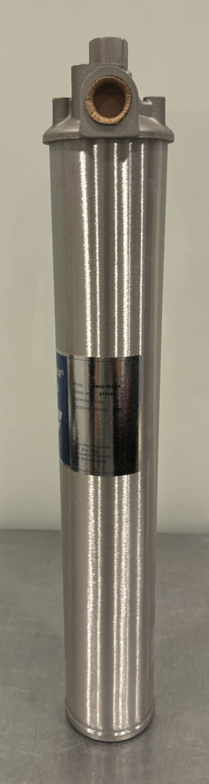Flow-Max FM20-304-34 Single Cartridge Filter ASSY 304SS NEW IN BOX!