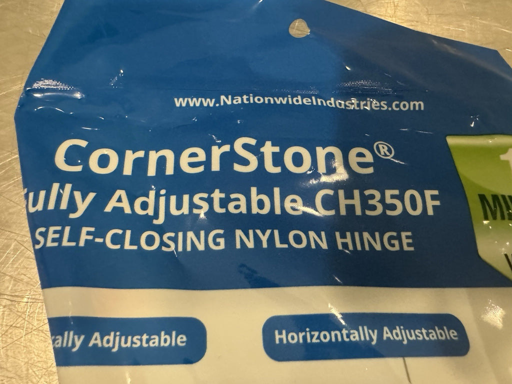 Nationwide Industries Cornerstone CH350F Fully Adjustable Hinge NEW! SHIPS FREE!