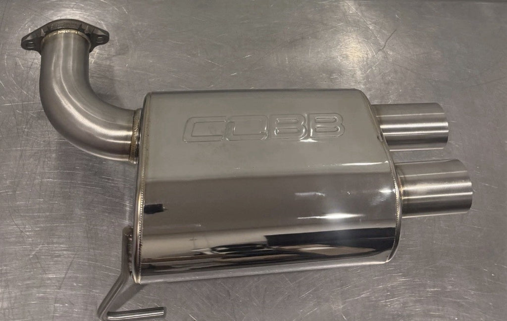 Cobb Muffler Cat Back Exhaust W/ Tips Stainless Steel NEW! FREE SHIPPING! 