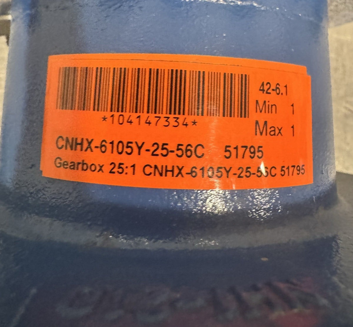 Sumitomo CNHX-6105Y-25 IN-Line Speed Reducer CNHX-6105Y-25-56C NEW! SHIPS FREE!