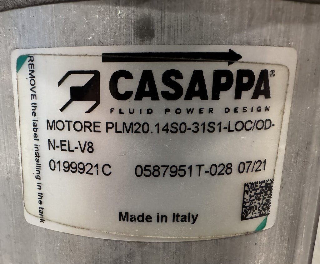 Casappa PLM20.14S0-31S1-LOC/OD-N-EL-V8 Hydraulic Motor NEW! FREE SHIPPING!
