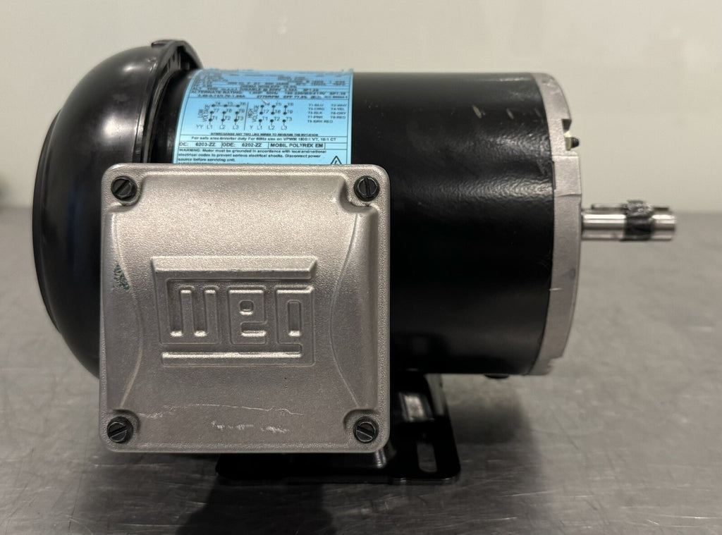 WEG 00136ET3EW56-S Electric Motor 1HP 230/460V 3435 RPM 3PH NEW! FREE SHIPPING!