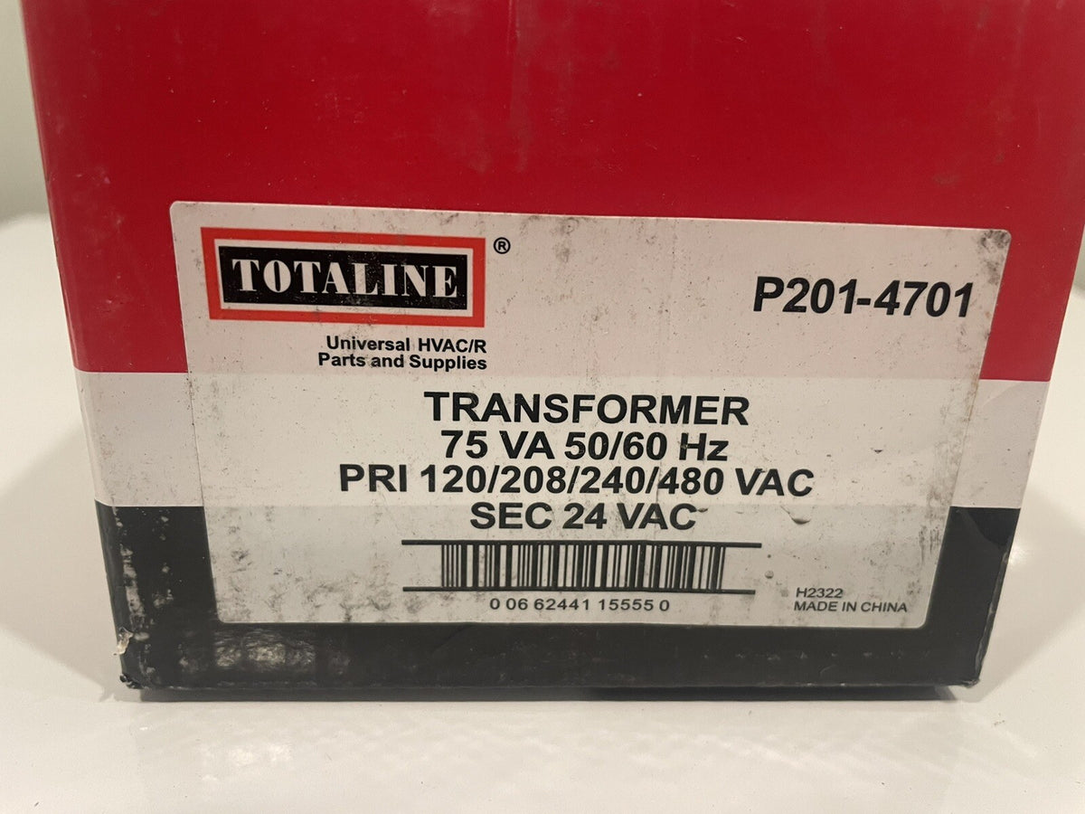 Totaline P201-4701 Transformer 75 VA 50/60Hz PRI 120/208/240/480 VAC NEW!!!