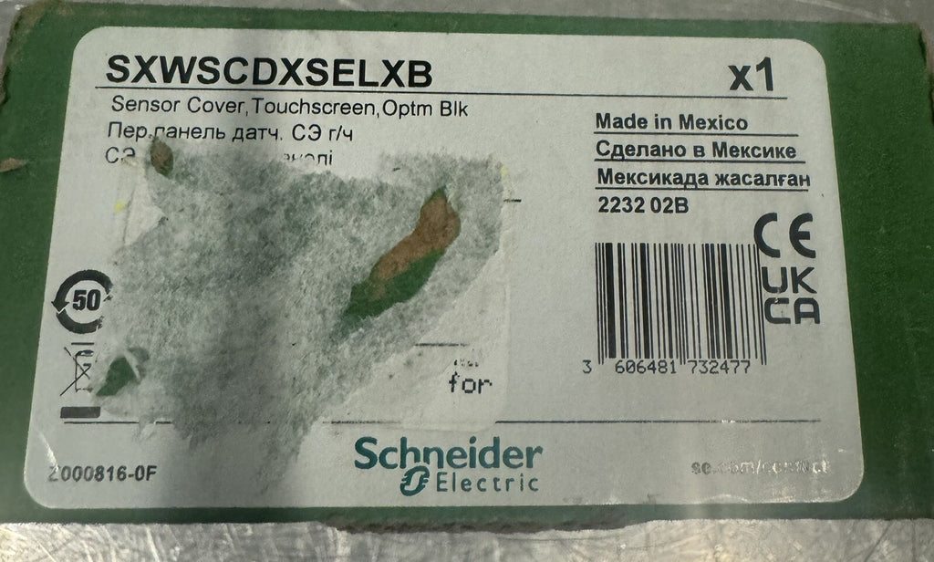 Schneider SXWSCDXSELXB Sensor Cover Touchscreen NEW! FREE SHIPPING!