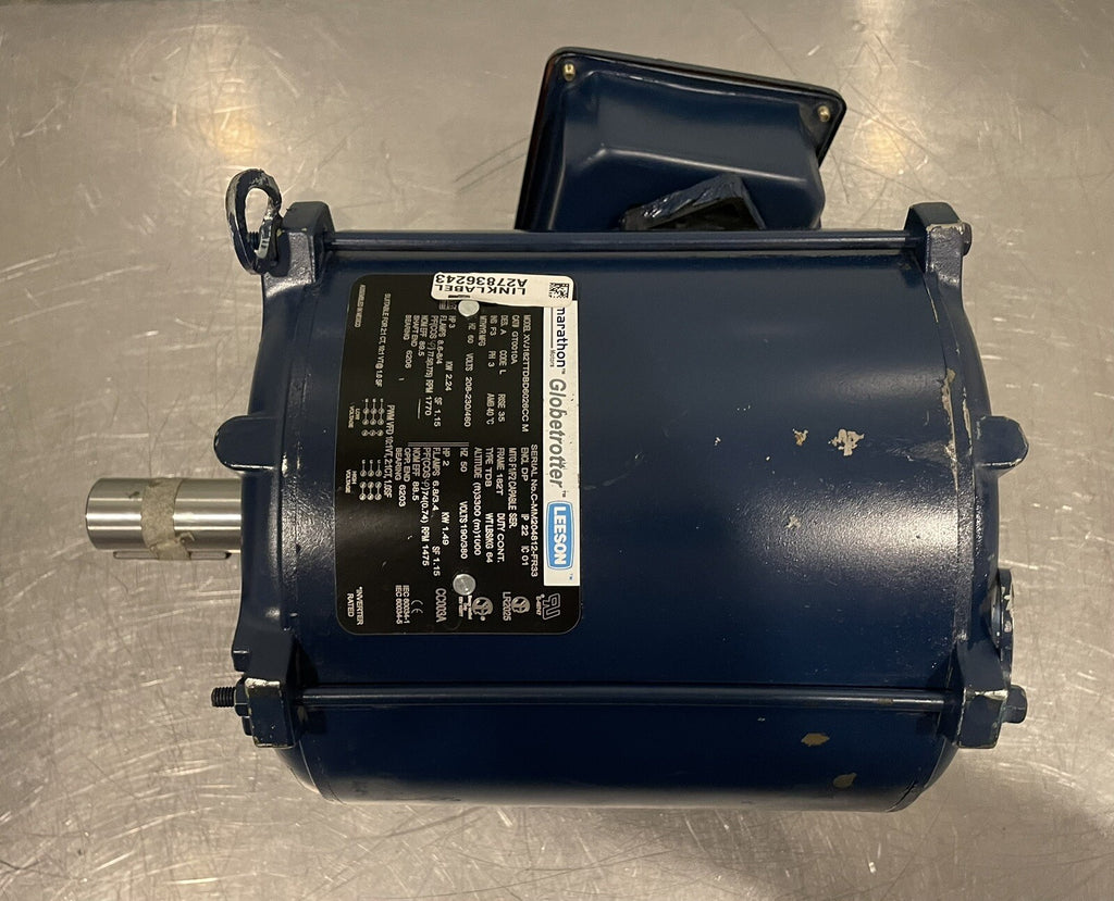Marathon GT0010A Motor 3HP 182T 3PH 208-230/460V NEW! SHIPS FREE!