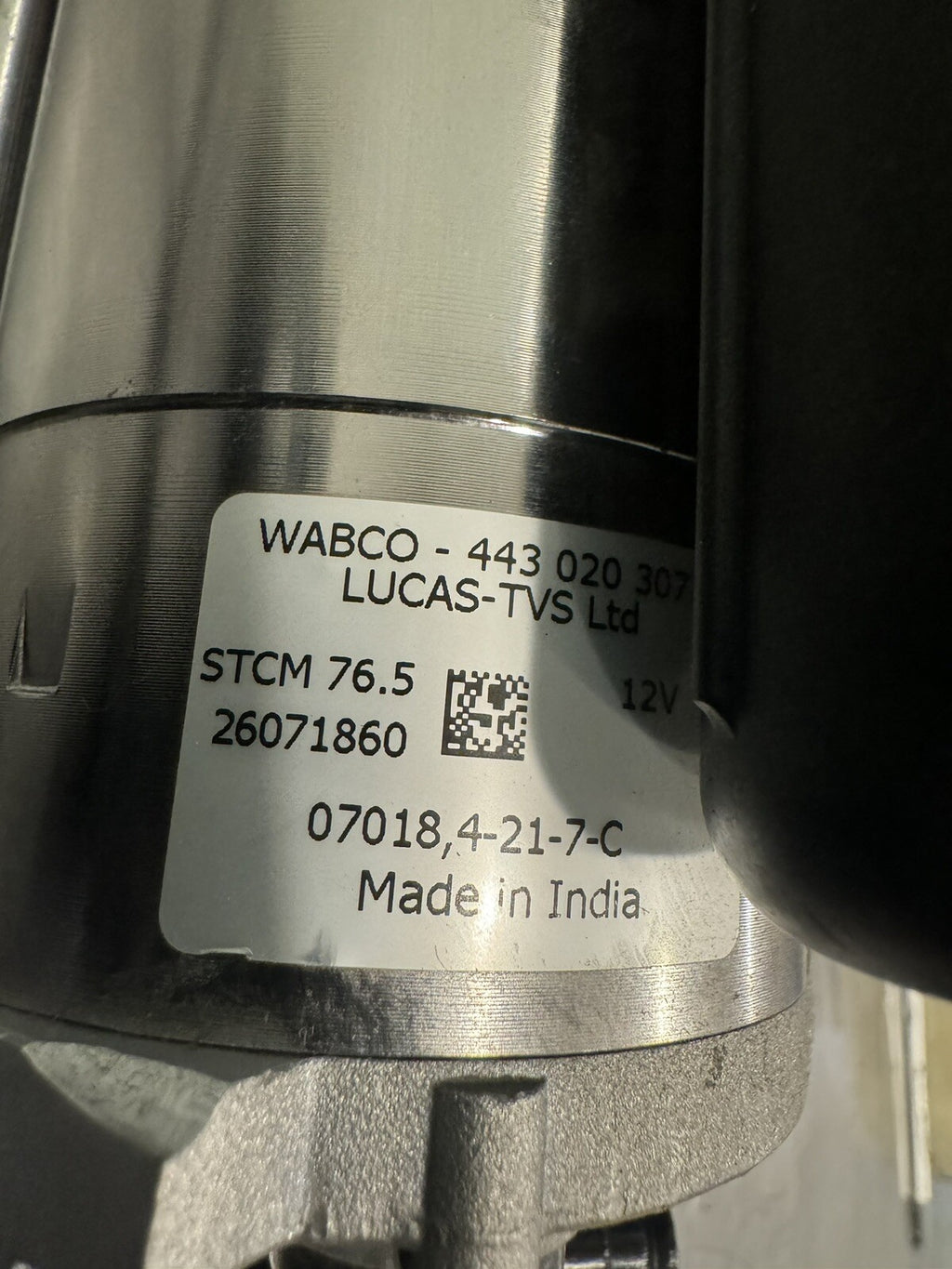 Wabco 415406606 Compressor 4154066061 Lucas-TVS 4430203071 NEW! SHIPS FREE!