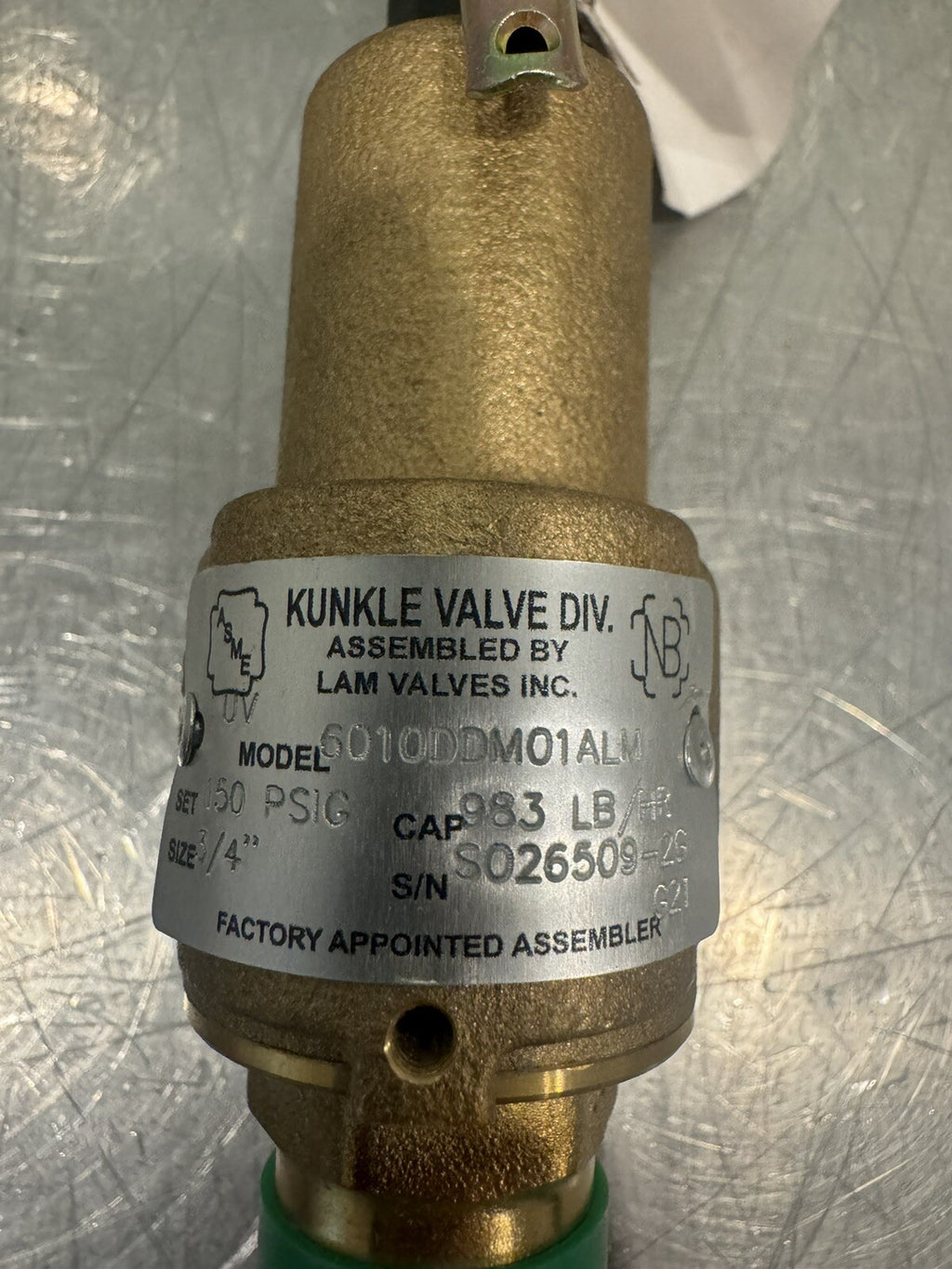 Kunkle 6010DDM01ALM Safety Relief Valve NEW IN BOX! FREE SHIPPING!