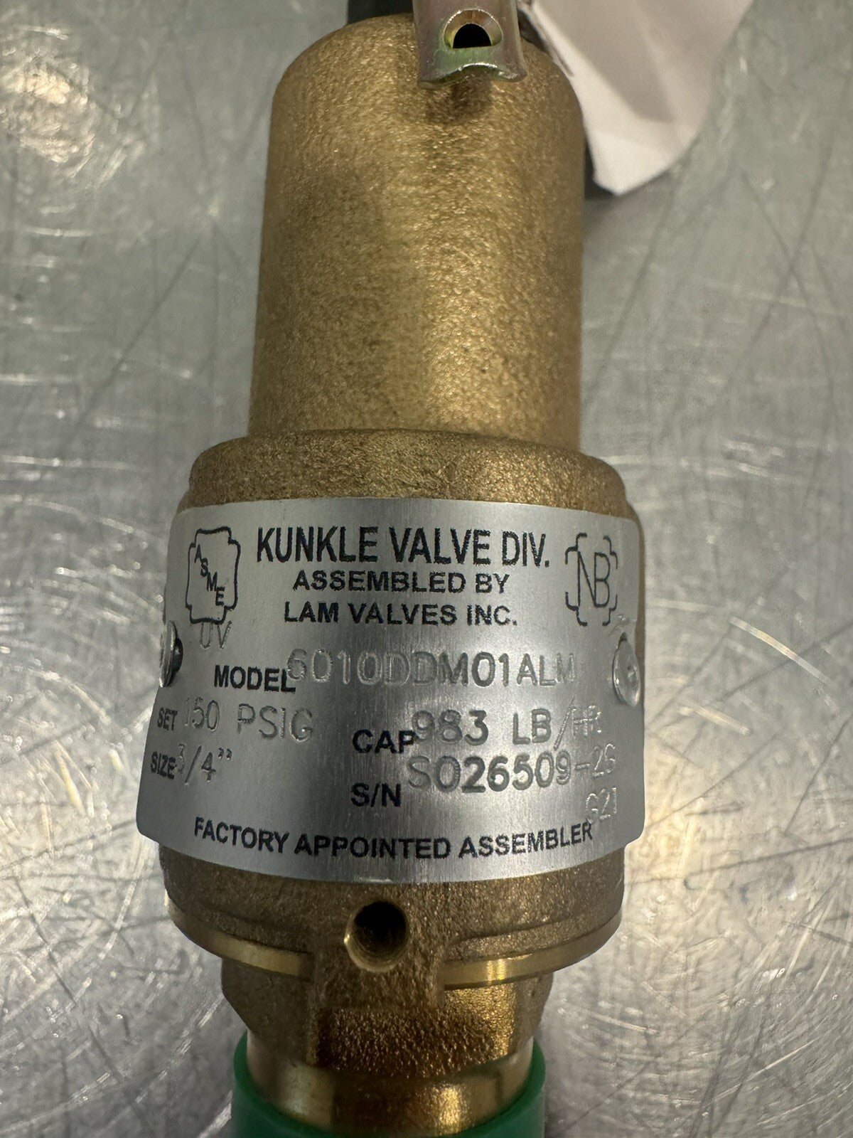 Kunkle 6010DDM01ALM Safety Relief Valve NEW IN BOX! FREE SHIPPING!