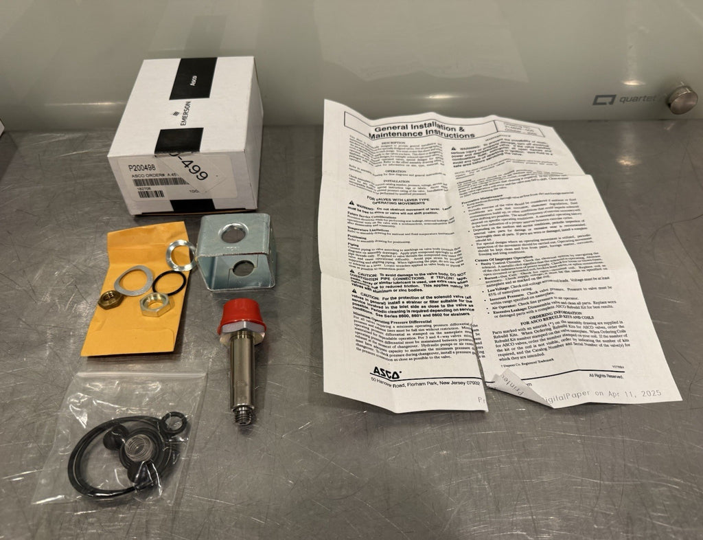Asco P200499 Solenoid Valve Rebuild Kit 182706 P200498 NEW IN BOX! FREE SHIPPING