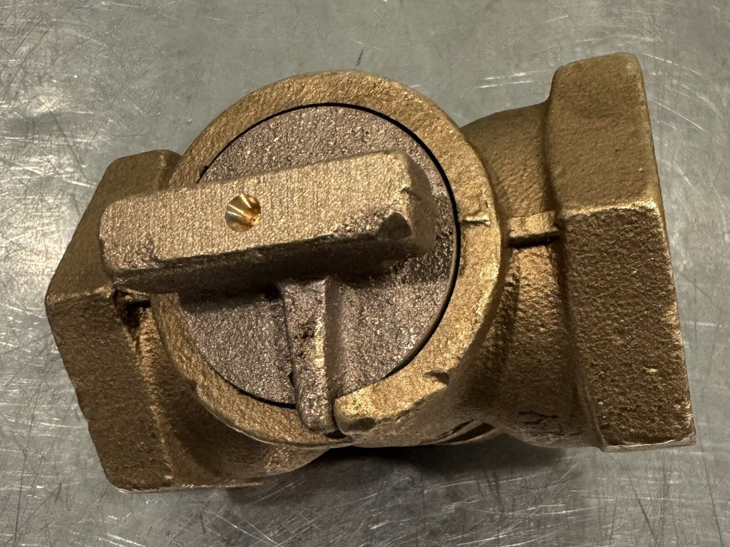 McDonald 4210-491 2” Brass Shutoff Gas Plug Valve NEW! FREE SHIPPING!