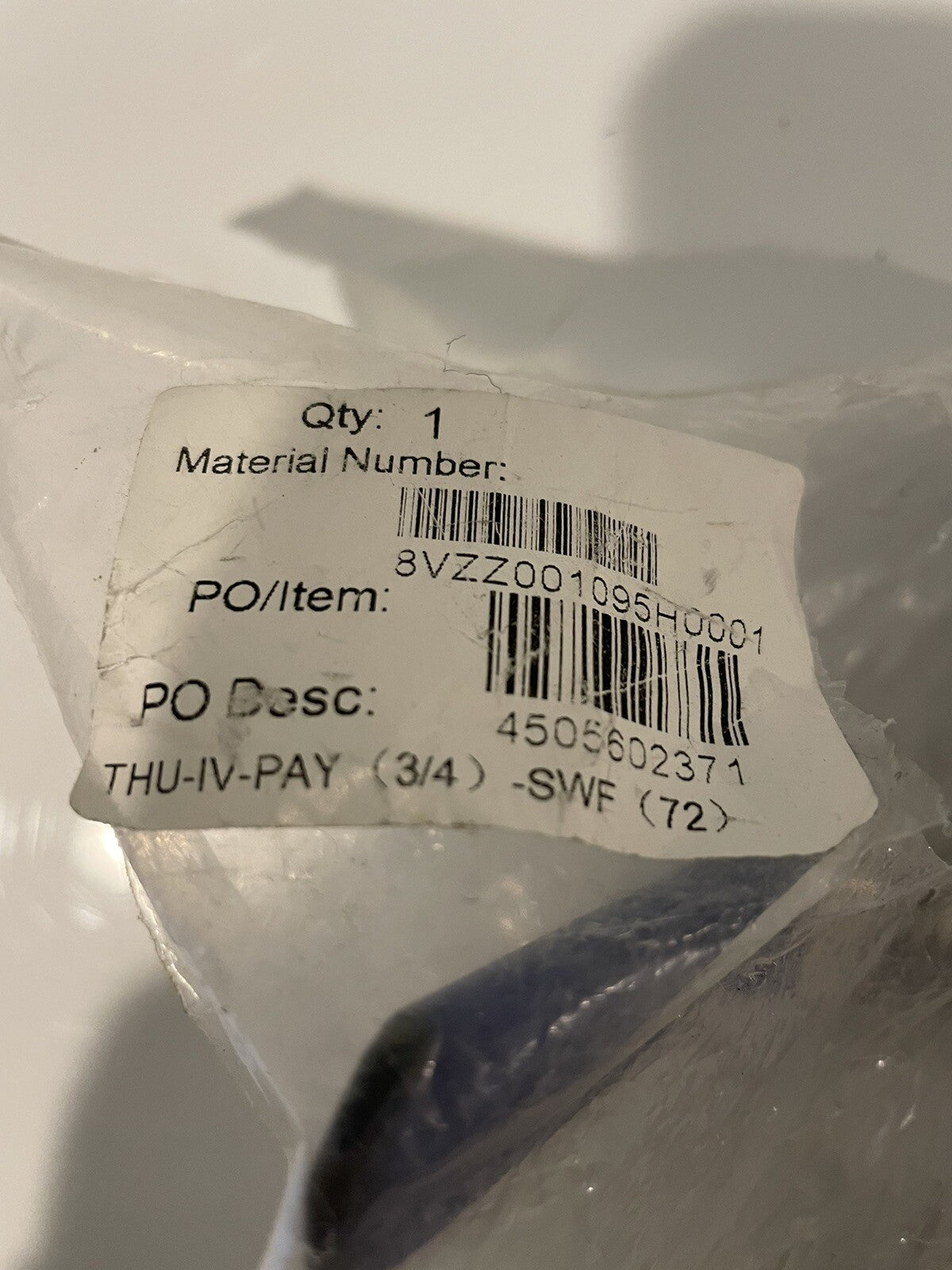 8VZZ001095H0001 Valve ASSY Stainless 4505602371 NEW! FREE SHIPPING!