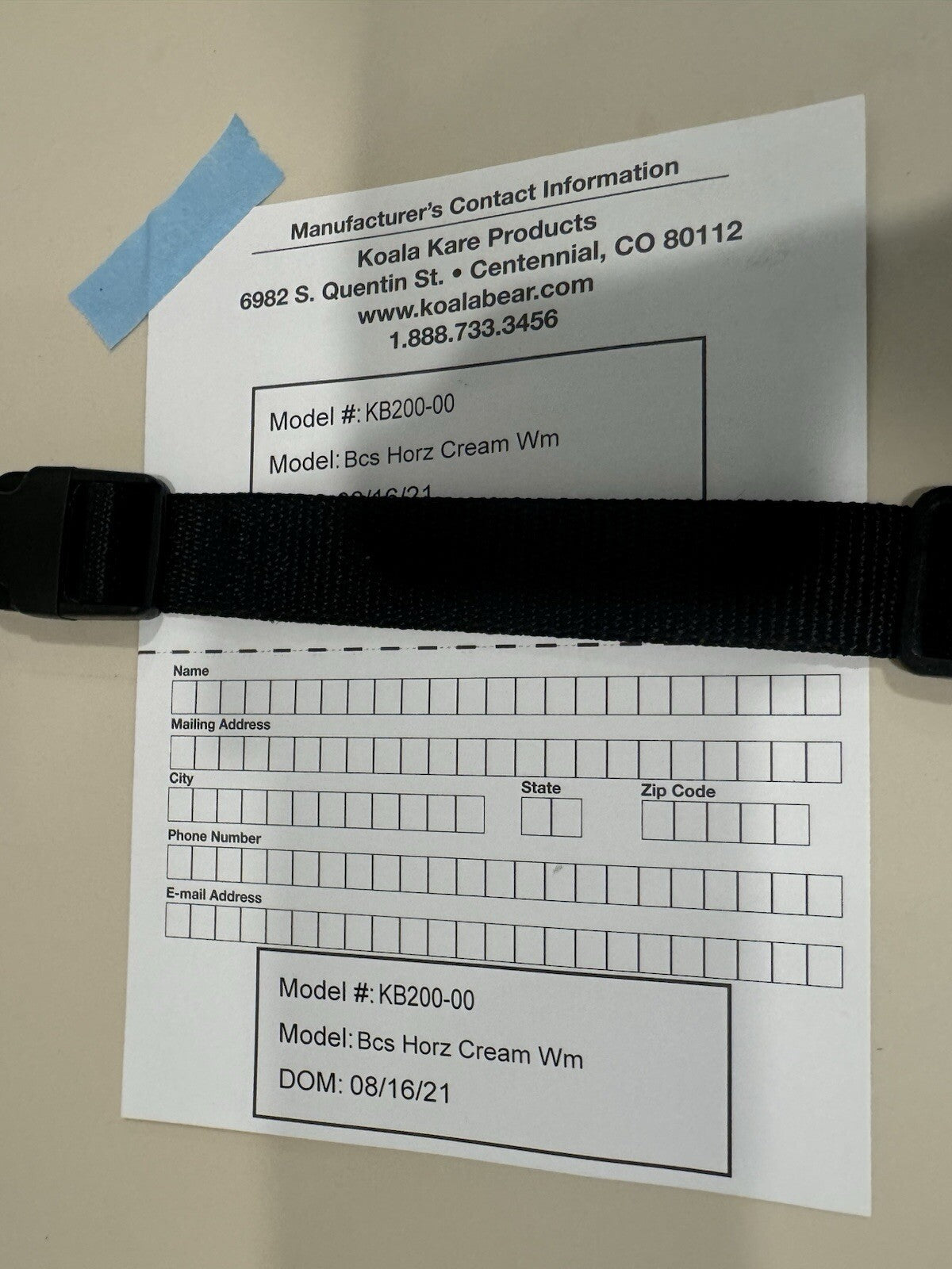 Koala Kare KB200-00 Baby Changing Station Table Wall Mount Cream NEW! SHIPS FREE