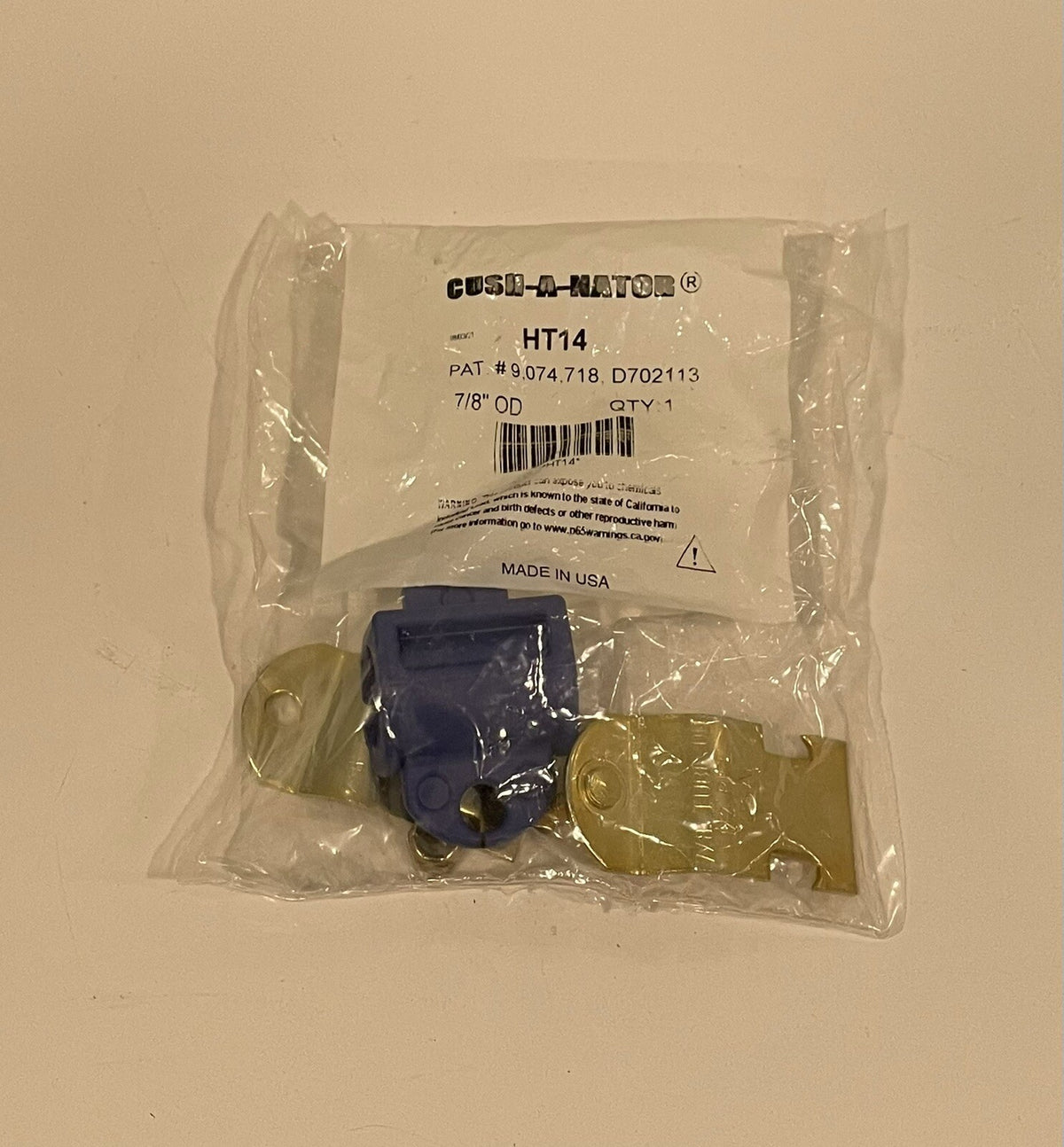 Cush-A-Nator HT14 High Temp Cushioned Clamp 7/8” Steel NEW! FREE SHIPPING!