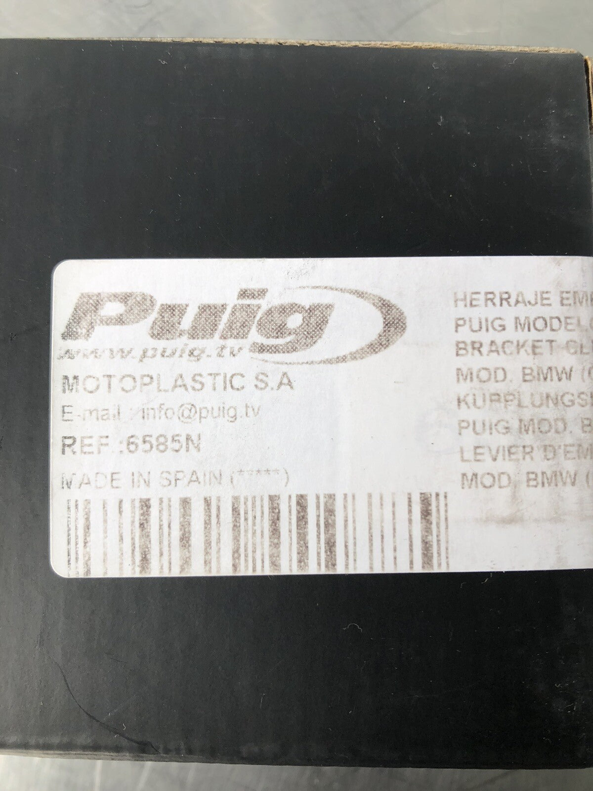 Puig 6585N Adventure Touring Lever Clutch Adaptors Black NEW! FREE SHIPPING!!!