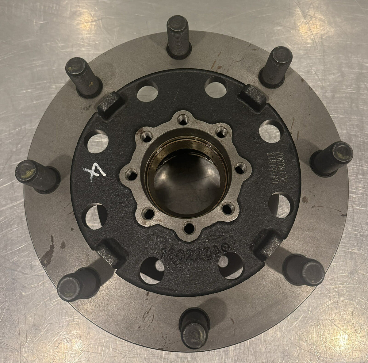 16181 Hub 8 Stud 8 Hole Black 180228A NEW! FREE SHIPPING!
