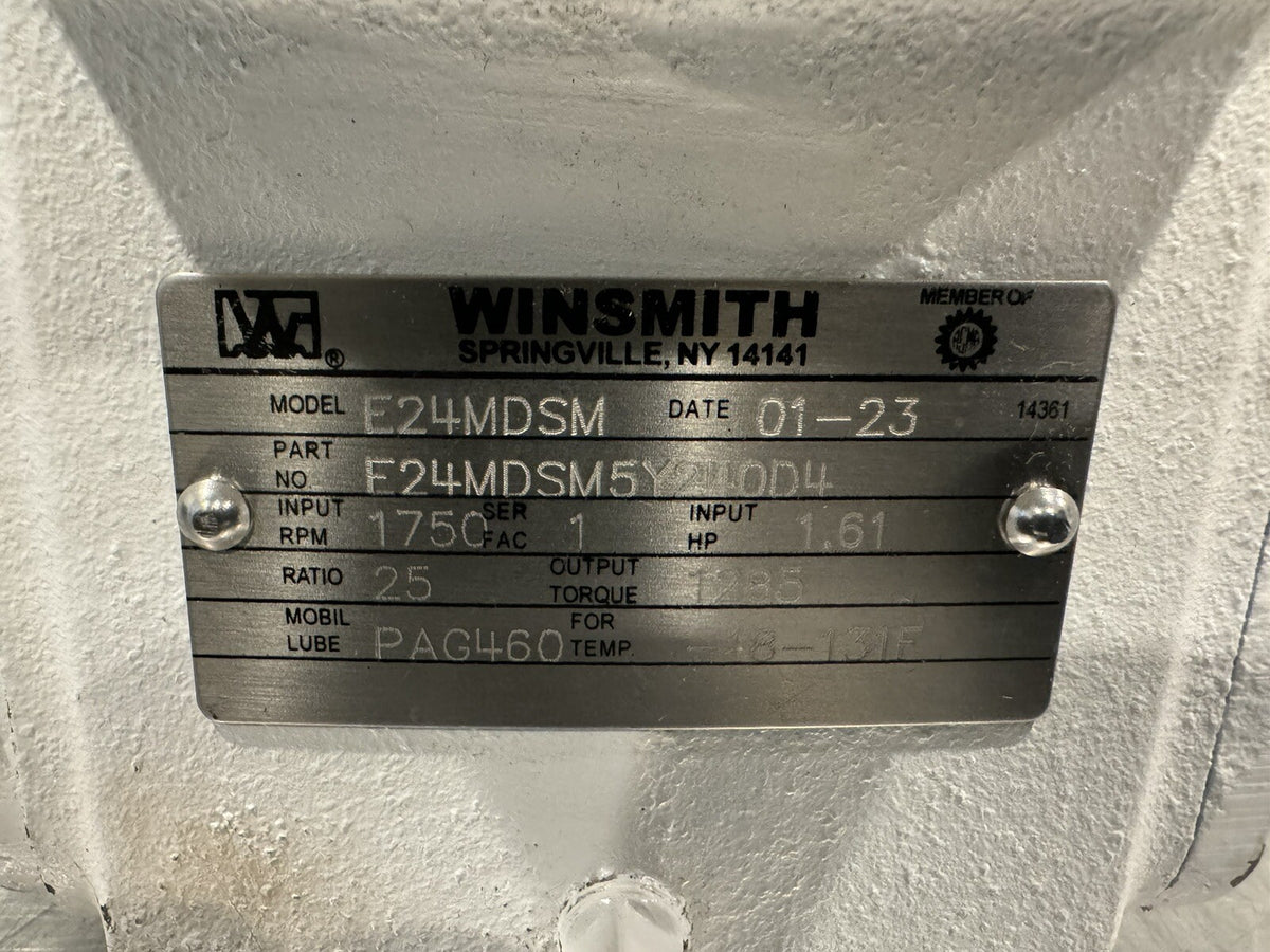 Winsmith E24MDSM5Y240D4 Worm Gear Reducer Speed Reducer NEW! FREE SHIPPING!