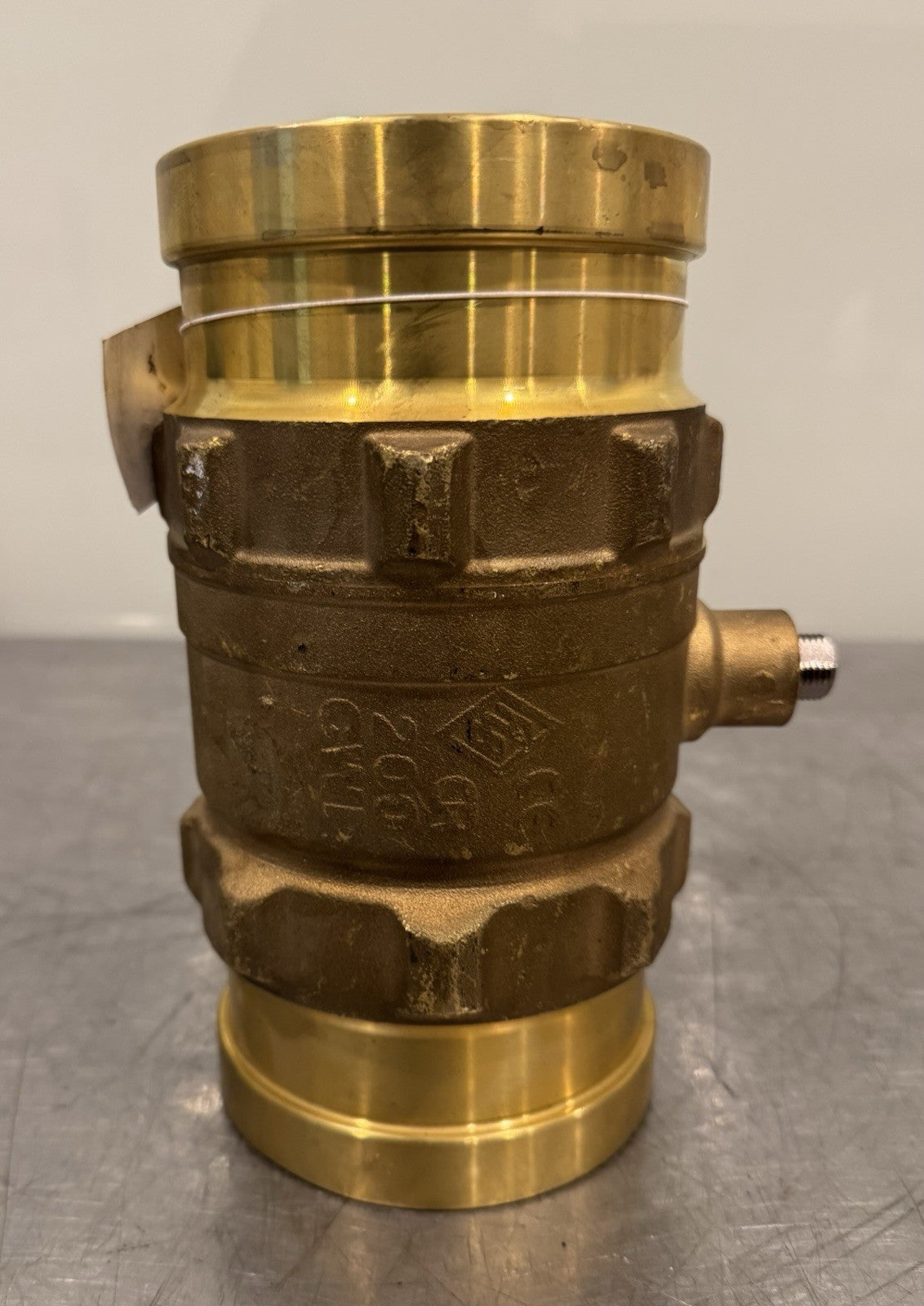 Bonomi 4" Brass Press Ball Valve CW511L 200 CWP NEW! NO HANDLE! SHIPS FREE!