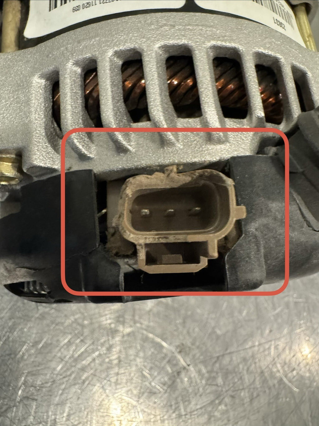 Delco Remy 23031 Alternator NEVER USED BROKEN ELECTRICAL CONNECTION! SHIPS FREE!