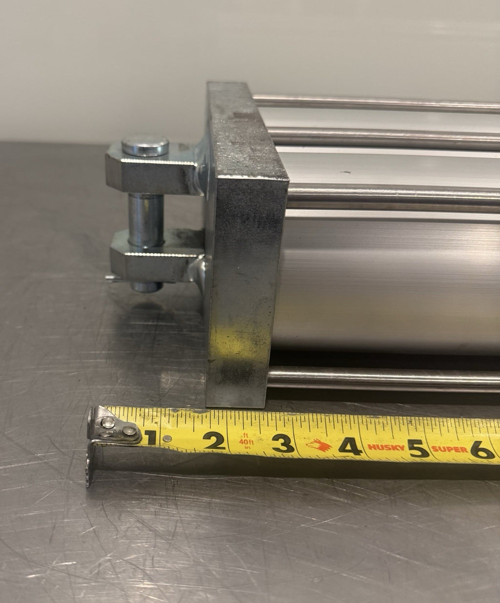 Lanau 3-1/4 X 24DBL Double Pneumatic Air Cylinder NEW! DENTS! FREE SHIPPING!